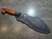 klasyczny Kukri maczeta nepalski nóż myśliwski terenowy stal węglowa 35cm