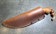 duży nóż bushcraft, custom, myśliwski edc, terenowy, stal węglowa